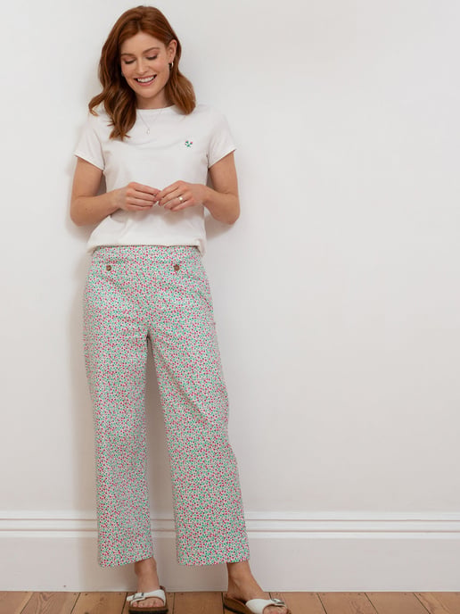 Kite Clothing Fiddleford Wide Leg Twill Crops