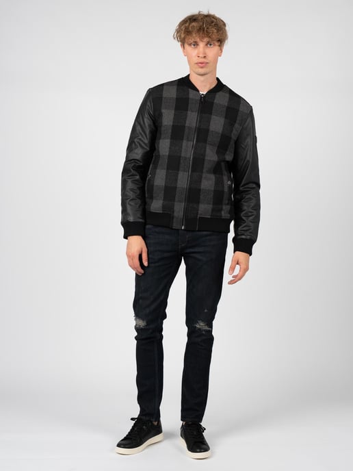 Guess Chaqueta Andy Bomber Hombre Negro - Image 2