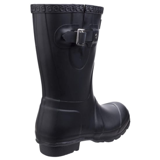Cotswold Womens/Ladies Windsor Short Waterproof Pull On Wellington Boots (Black)