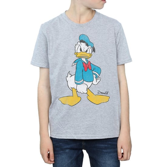 Disney Boys Angry Donald Duck T-Shirt (Sports Grey)