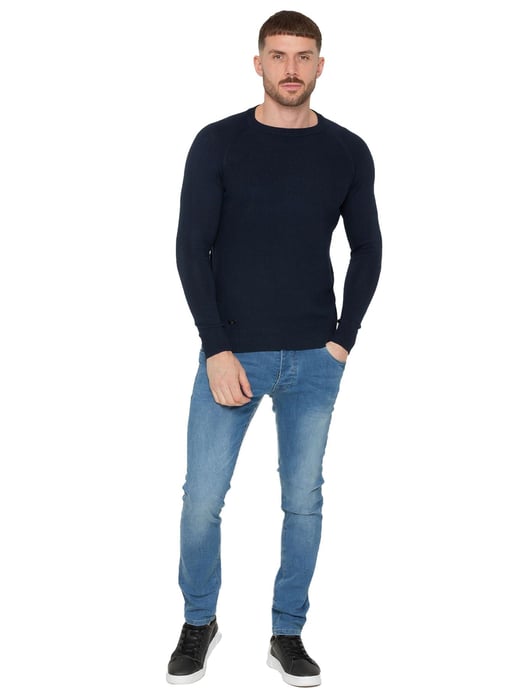 Enzo Milano | Jersey de cuello redondo para hombre - Image 4