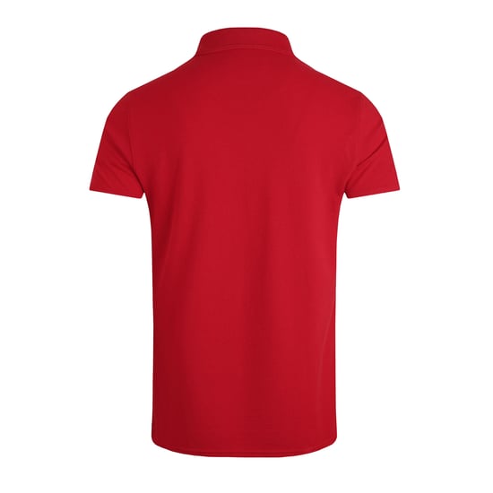 Weird Fish Mens Miles Pique Organic Polo Shirt (Barberry Red Marl) - Image 2