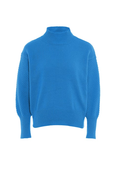 Mymo sweater women turquoise - Image 1