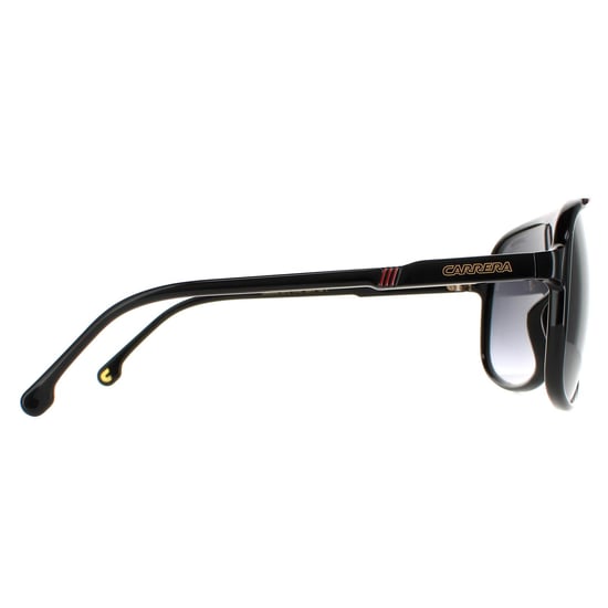 Carrera Aviator Mens Black Red Dark Grey Gradient 1047/S