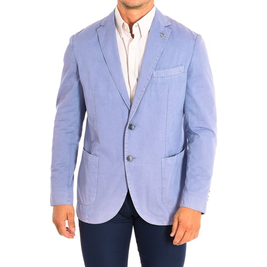 Men's regular fit long-sleeved blazer HMJA07-TW133