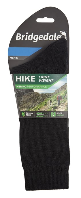 Bridgedale - Calcetines de Merino ligeros para hombre - Negro - Image 2