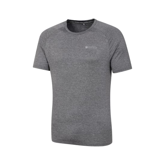 Mountain Warehouse Mens Agra Striped IsoCool T-Shirt (Grey) - Image 3
