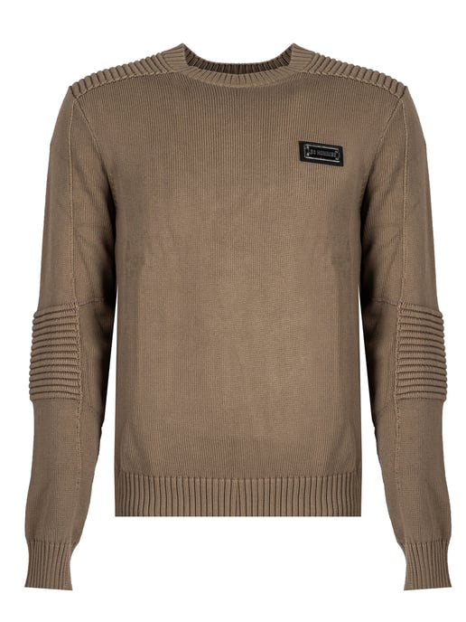 Les Hommes Suéter del hombre beige - Image 1