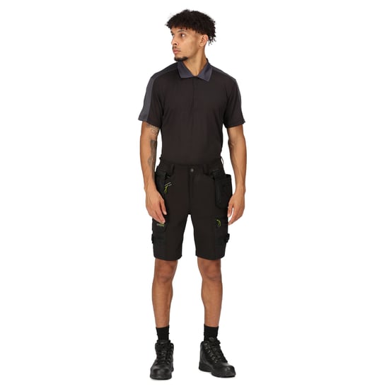Regatta Mens Infiltrate Detachable Holster Pocket Shorts (Black) - Image 4