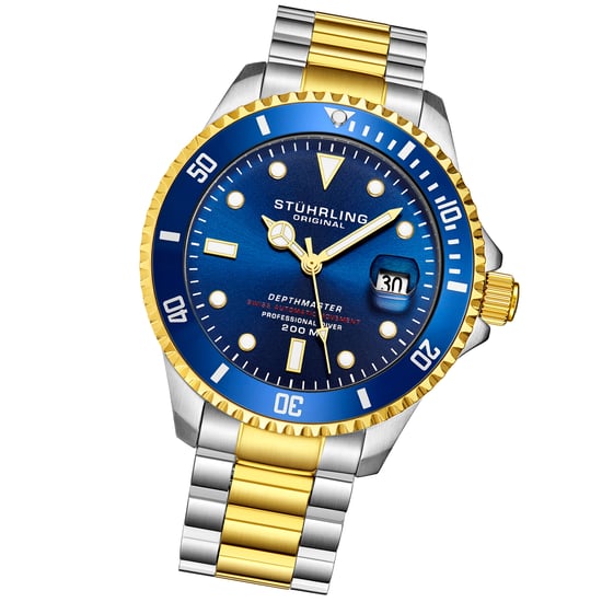 Blue and Gold Depthmaster Automatic 42mm Diver - Image 2
