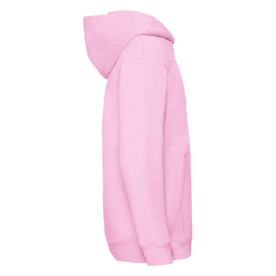 Fruit of the Loom Childrens/Kids Premium Hooded Sweatshirt (Light Pink) - Image 3