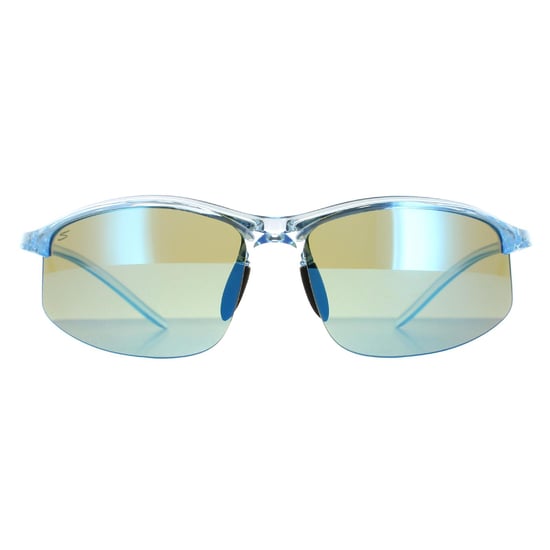 Serengeti SemiRimless Unisex Shiny Crystal Ice Blue Saturn Polarized 555nm Blue Winslow