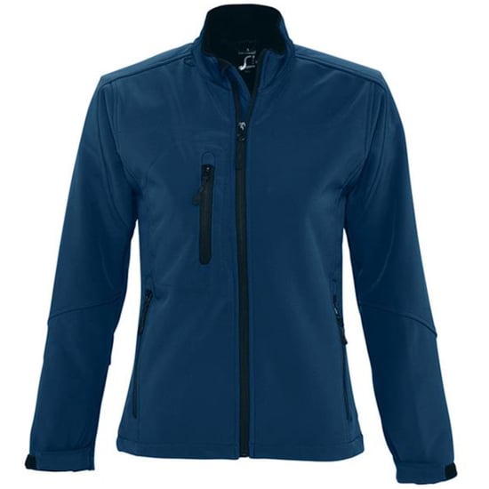 SOLS Womens/Ladies Roxy Soft Shell Jacket (Breathable, Windproof And Water Resistant) (Abyss Blue) - Image 1