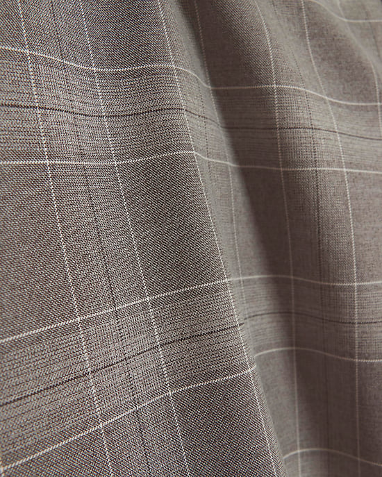 River Island Mens Suit Trousers Grey Slim Fit Check
