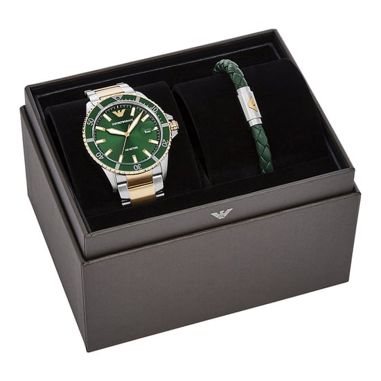 Emporio Armani Diver Men's Multicolour Watch AR80063SET - Image 5