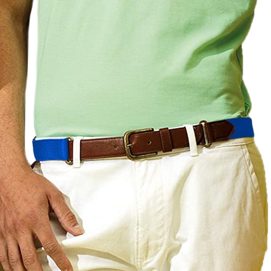 Asquith & Fox Mens Faux Leather And Canvas Belt (Royal) - Image 2