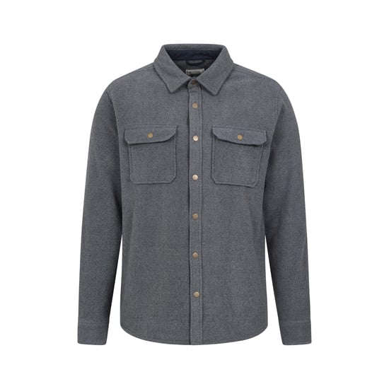 Mountain Warehouse Mens Dresden Melange Shirt (Dark Grey) - Image 1