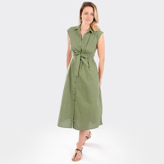Sleeveless Button Down Dress