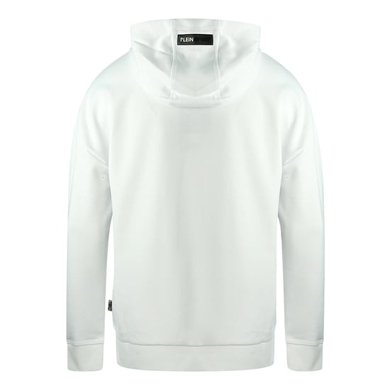 Sudadera blanca con logo de equipamiento Philipp Plein Sport - Image 2