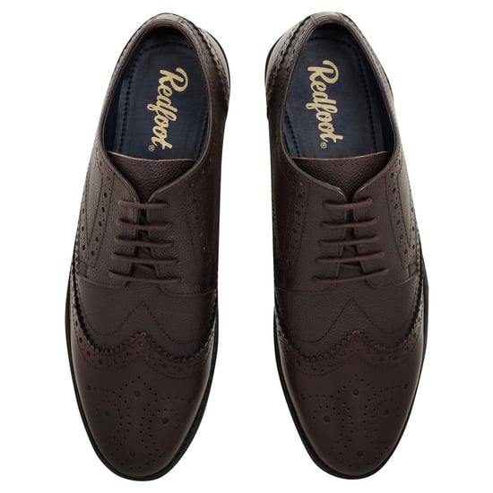 Redfoot James Dark Brown Brogue