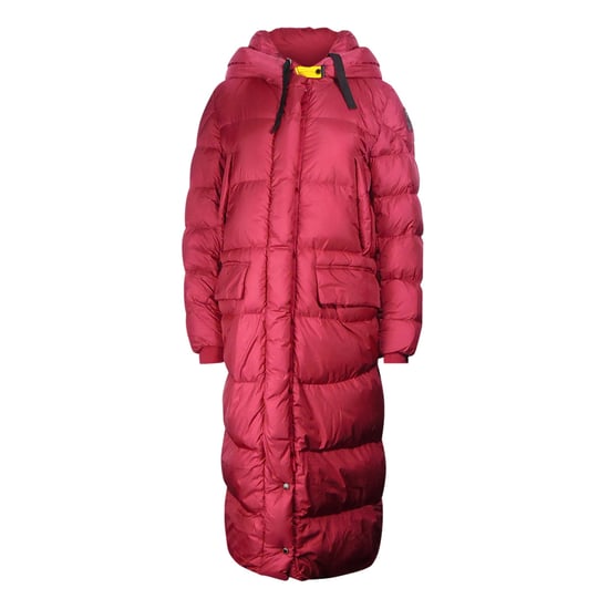 Parajumpers Mummy Red Long Hooded Down Jacket
