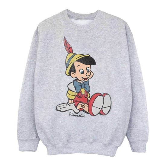 Disney Boys Pinocchio Classic Pinocchio Sweatshirt (Sports Grey)