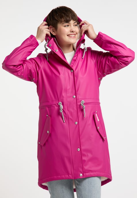 myMo raincoat with woven fur lining keepsudry - Image 2
