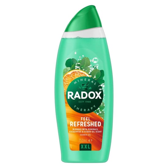 Radox MineralTherapy Feel Refreshed ShowerGel with Minerals&Eucalyptus, 750ml