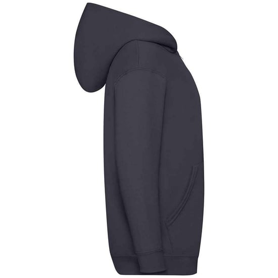 Fruit Of The Loom Childrens/Kids Hooded Sweatshirt (Deep Navy) - Image 3