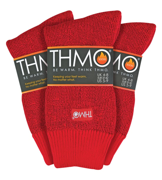 THMO - 3 Pack Multipack Calcetines gruesos de invierno para mujer con parte superior de confort - Image 1