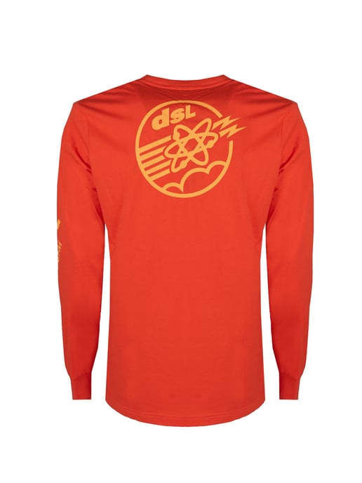 Diesel Longsleeve Just del hombre naranja - Image 1