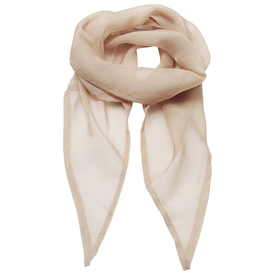 Premier Unisex Adult Colours Chiffon Scarf (Natural) - Image 1