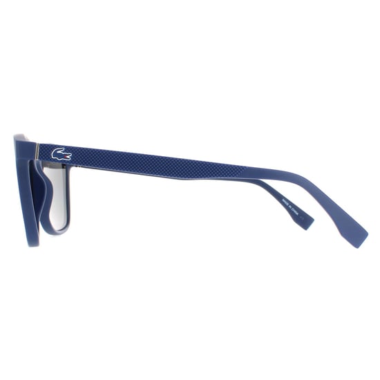 Lacoste Rectangle Mens Matte Blue Grey Polarised  L860SP
