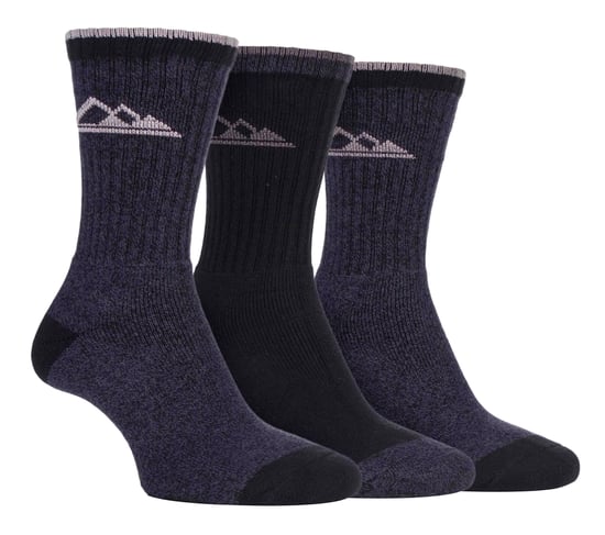 3 pares de calcetines de senderismo transpirables y ligeros para mujer con soporte para el arco del pie - Image 1