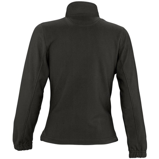 SOLS Womens/Ladies North Full Zip Fleece Jacket (Black)