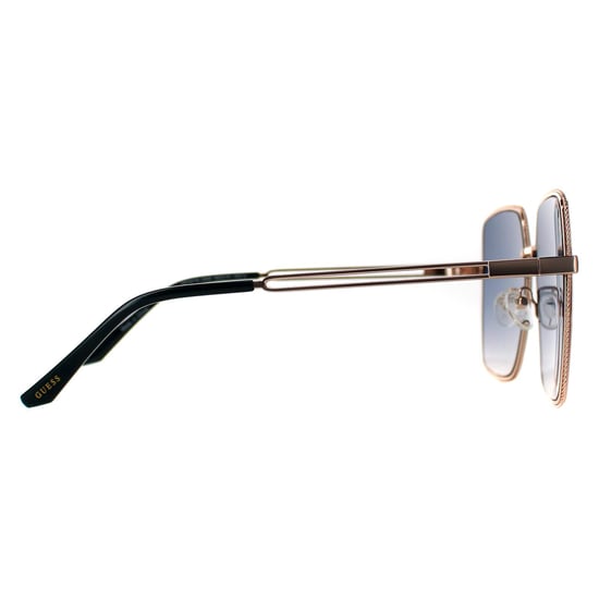 Gafas de sol Guess GF0419 28W oro rosa brillante degradado azul - Image 4