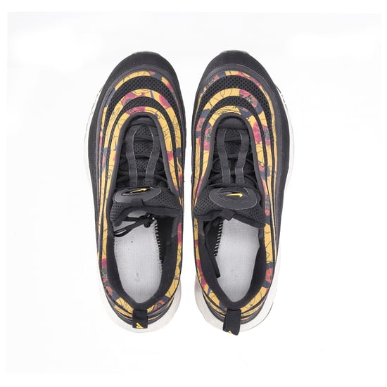 Nike Air Max 97 SE Floral Sneakers in Black Synthetics in Black Synthetic - Image 5