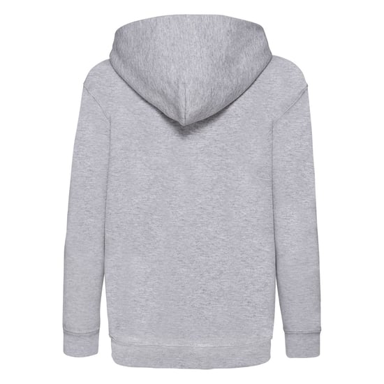 Fruit of the Loom Childrens/Kids Classic Heather Hooded Sweatshirt (Grey) - Image 2