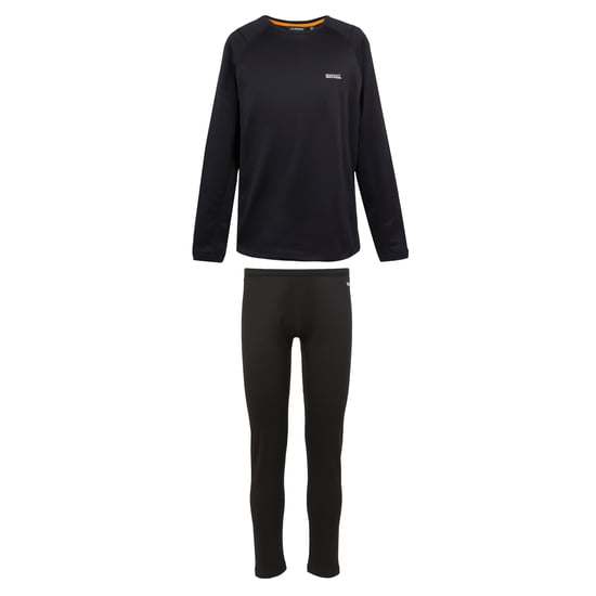 Regatta Mens Thermal Base Layer Set (Black)