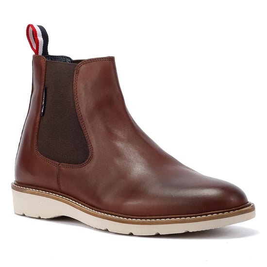 Ben Sherman Hampton Leather Men's Burgundy Boots - Image 2