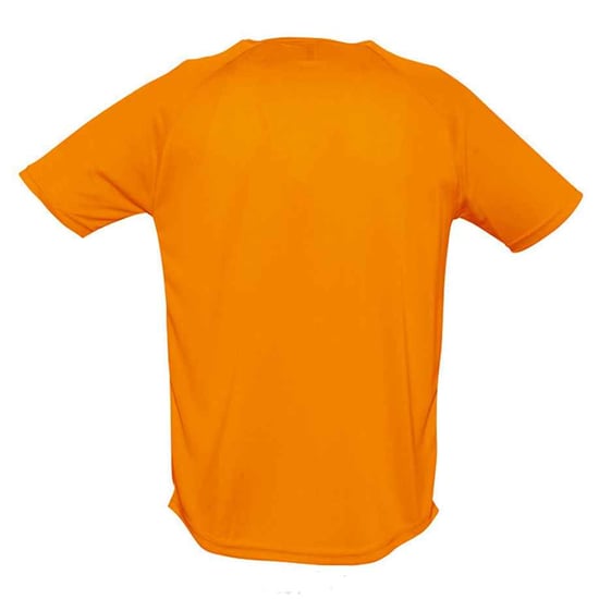 SOLS Mens Sporty Raglan T-Shirt (Neon Orange) - Image 2