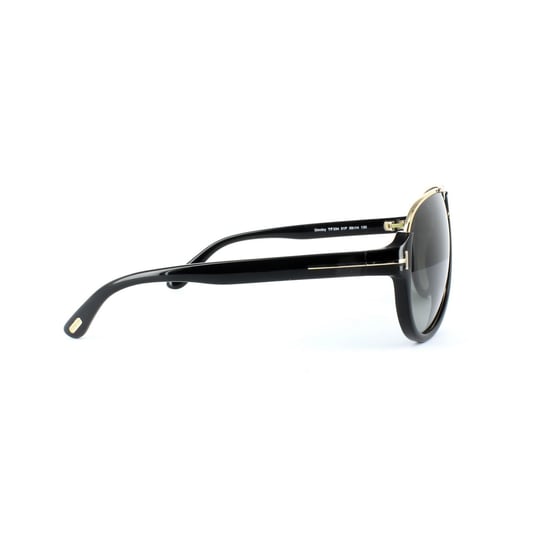 Gafas de sol Tom Ford 0334 Dimitry 01P Negro Brillante Gradiente Verde - Image 4