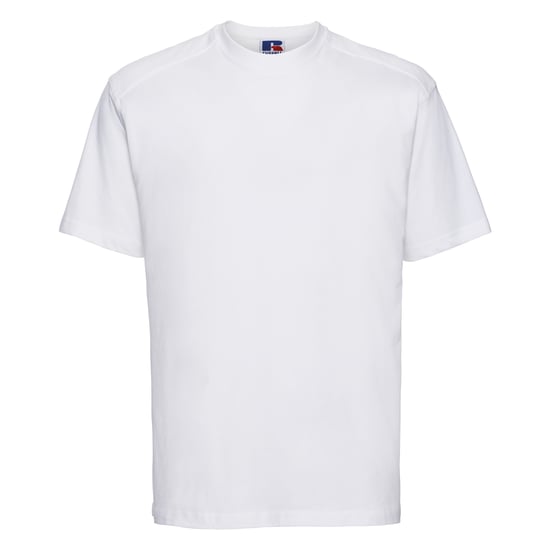 Russell Europe Mens Short Sleeve Cotton T-Shirt (White) - Image 1