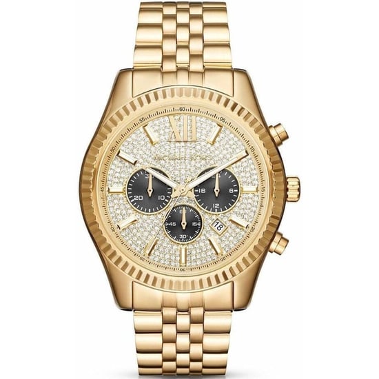 Michael Kors MK8494 Lexington Gold Pave Men's Watch
