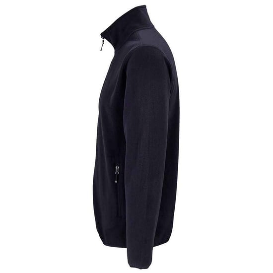 SOLS Mens Factor Zipped Fleece Jacket (Navy) - Image 3
