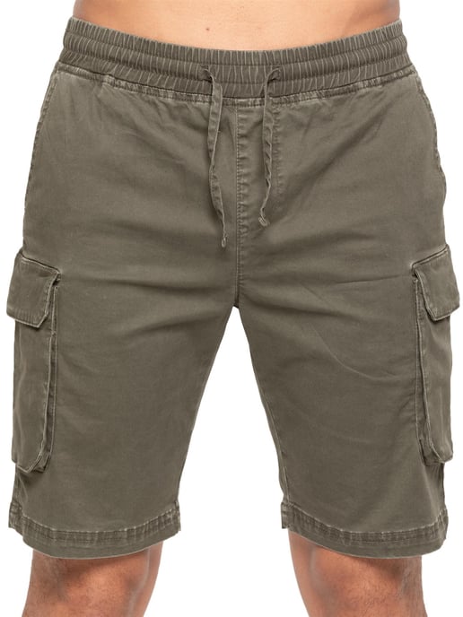 Enzo | Pantalones cortos cargo para hombre - Caqui - Image 2