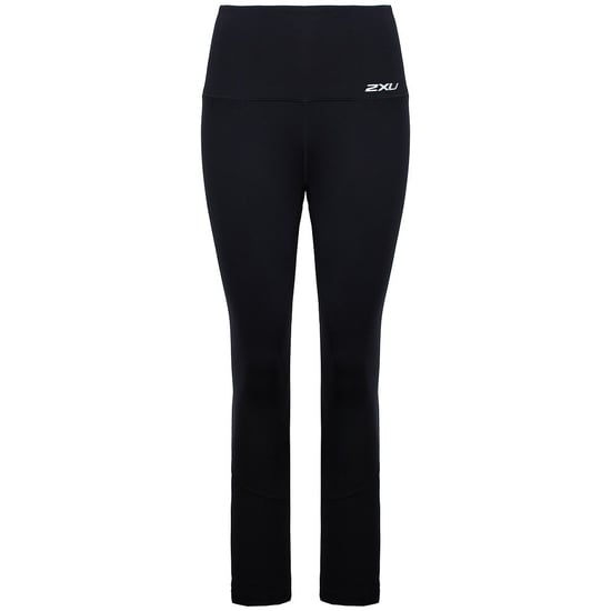 Mallas de compresión 2XU Hi-Rise para mujer, color negro/plateado - Image 2