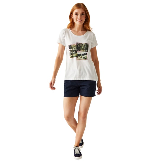Regatta Womens/Ladies Filandra VIII Photograph T-Shirt (White)