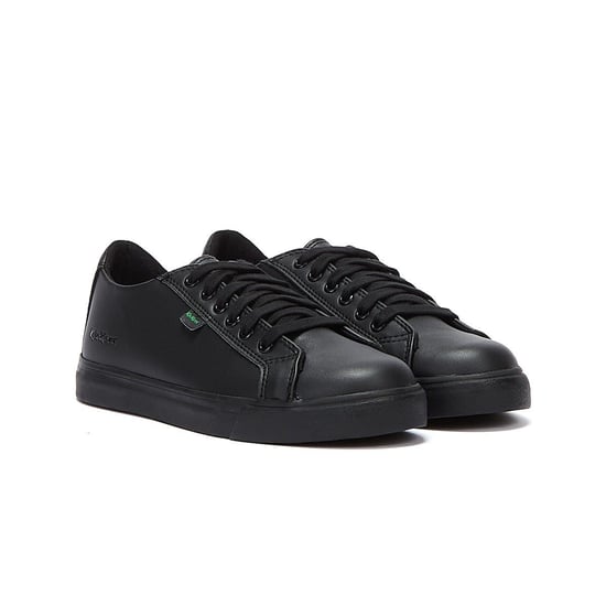 Kickers Tovni Lacer Vegan Junior Black Trainers - Image 1