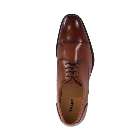 Dune Mens Suffix - Leather Toe Cap Lace Up Derby - Image 4